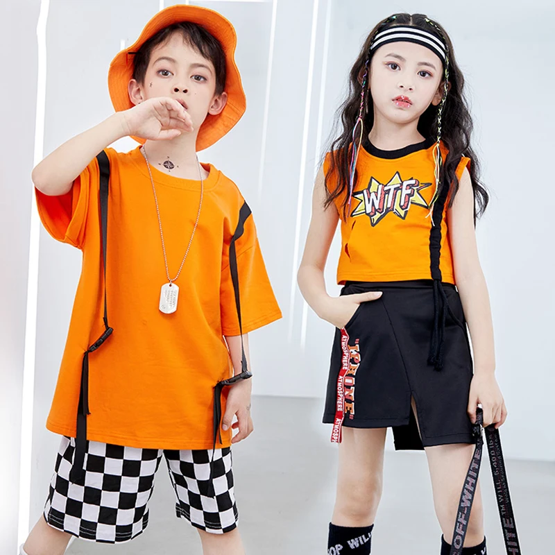 Kids Hip Hop Clothes For Children Dance Costume Summer Short Sleeve Drum Perform Streey Clothing Stage Costume Dance Wear VDB373
Kids Hip Hop Clothes For Children Dance Costume Summer Short Sleeve Drum Perform Streey Clothing Stage Costume Dance Wear VDB373
