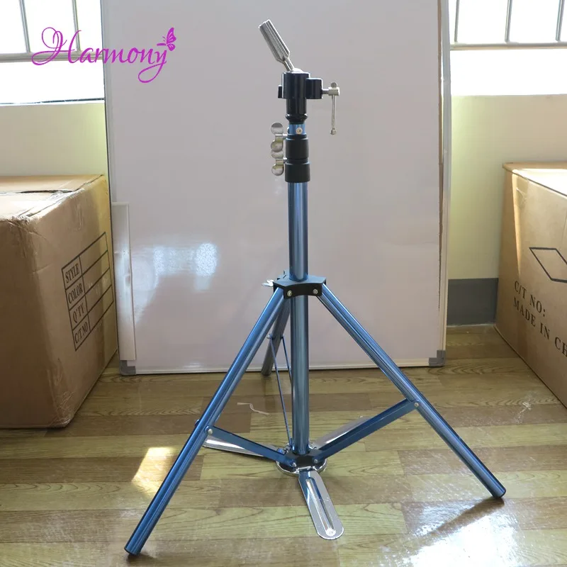 1pcs Blue Color Hair Salon Adjustable Aluminum Tripod Stand Mannequin Training Head Holder Wig Stand Clamp
1pcs Blue Color Hair Salon Adjustable Aluminum Tripod Stand Mannequin Training Head Holder Wig Stand Clamp
