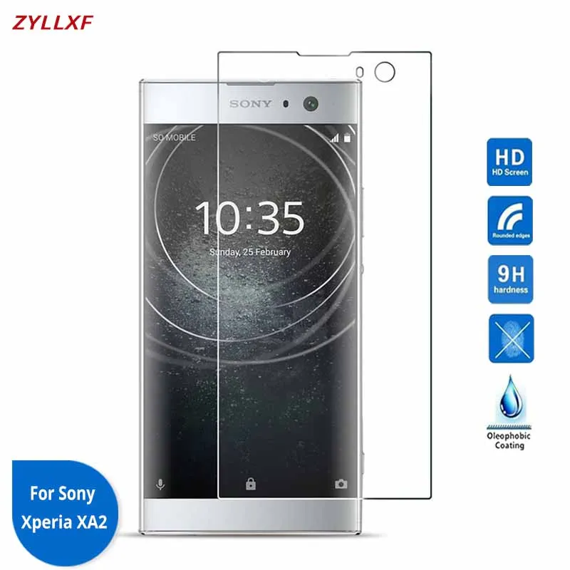 Для Sony Xperia XA2 закаленное стекло 5 2 дюйма 0 26 мм 9H 2.5D Премиум Защитная пленка для