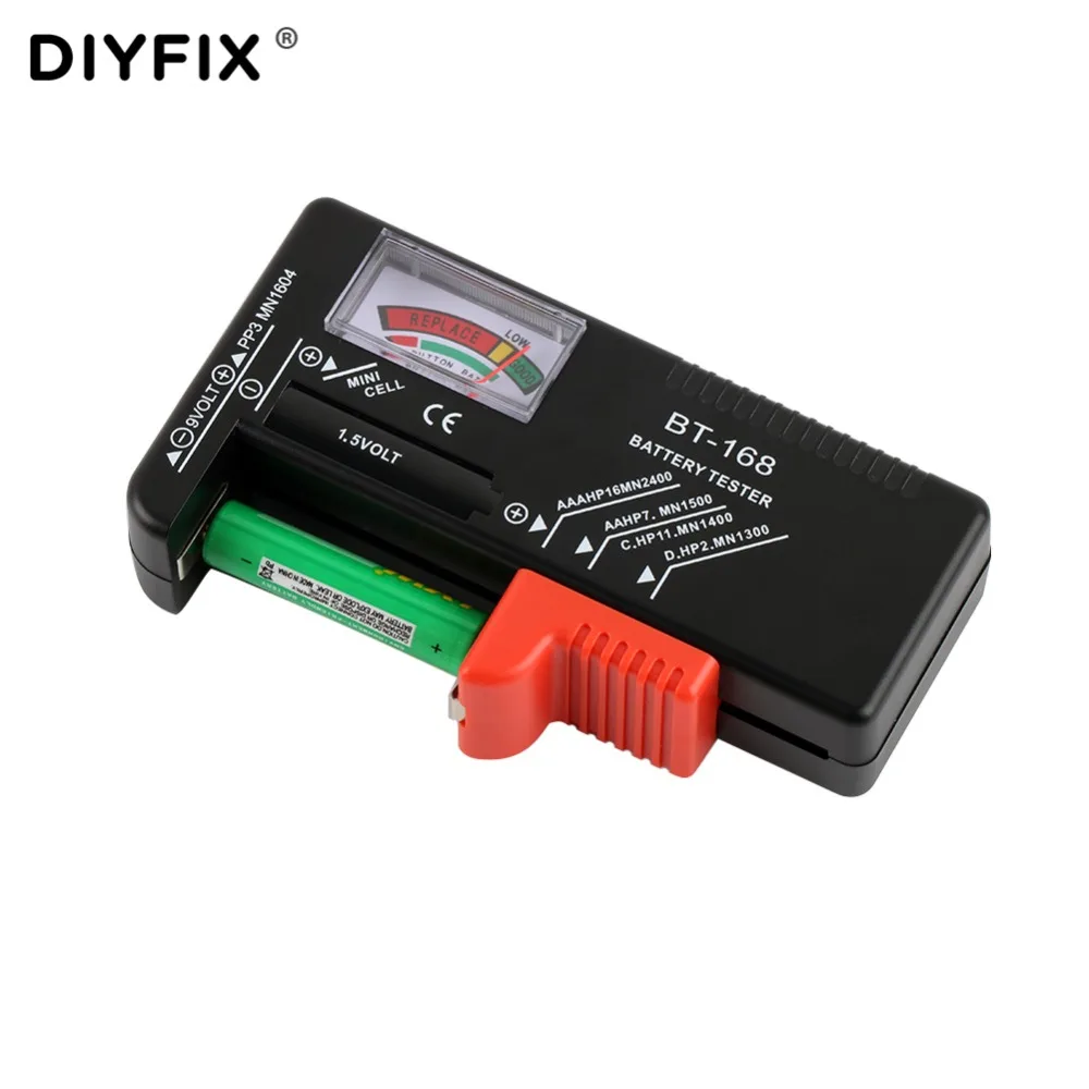 Диагностический прибор DIYFIX для диагностики аккумуляторов 9 В 1 5 в AAA AA C D |
