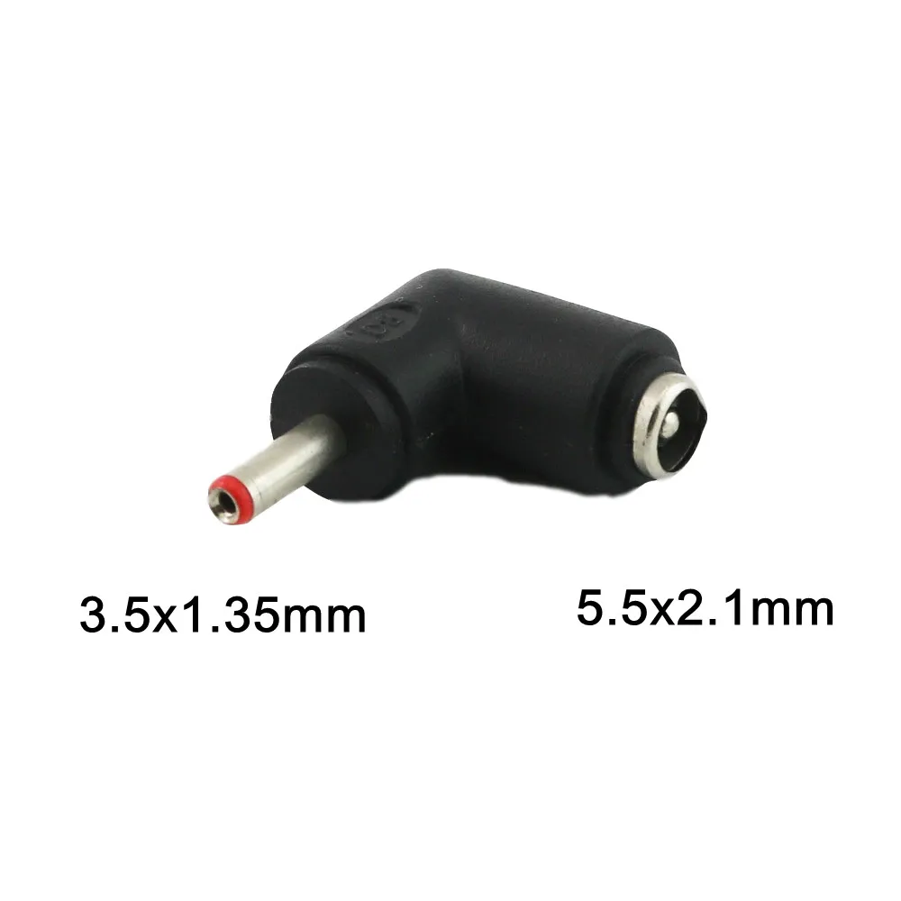 2pcs DC 5.5mm x 2.1mm Female Jack To 3.5mm x 1.35mm Male Plug Right Angle Power Adapter Connector Converter
2pcs DC 5.5mm x 2.1mm Female Jack To 3.5mm x 1.35mm Male Plug Right Angle Power Adapter Connector Converter