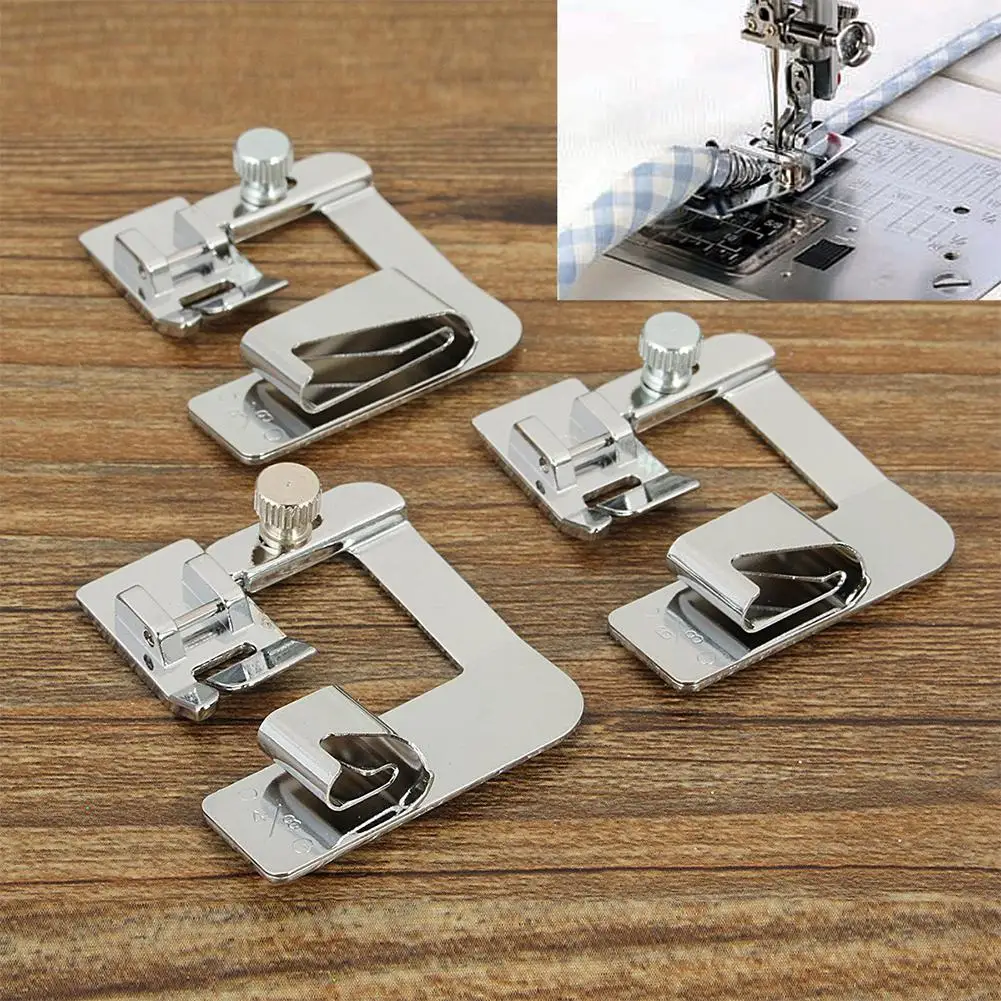 3pcs/lot Sewing Machine Foot Presser Rolled Hem Feet Set for Brother Singer Sewing Accessories
3pcs/lot Sewing Machine Foot Presser Rolled Hem Feet Set for Brother Singer Sewing Accessories