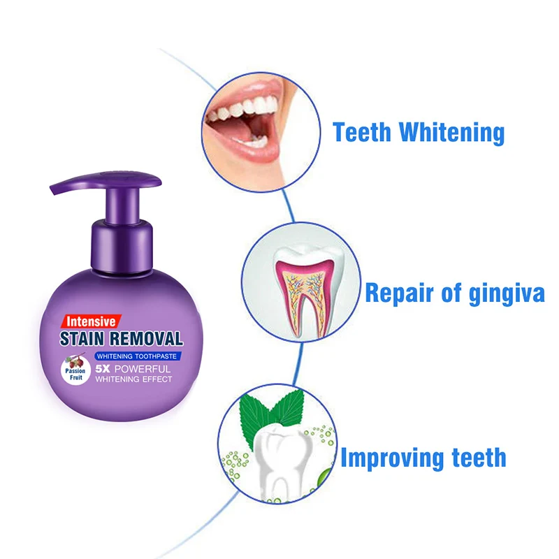 Newly 220g Fruit Blueberry Toothpaste Stain Removal Whitening Baking Soda Toothpaste Fight Bleeding Gums Toothpaste VA
Newly 220g Fruit Blueberry Toothpaste Stain Removal Whitening Baking Soda Toothpaste Fight Bleeding Gums Toothpaste VA