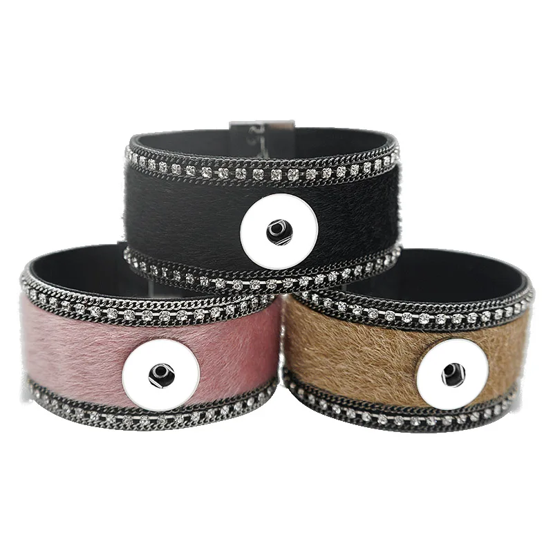 New Beauty horse hairs Leather snap bracelets 19cm Magnet buckle fit 18mm snap buttons snap jewelry wholesale SE0205
New Beauty horse hairs Leather snap bracelets 19cm Magnet buckle fit 18mm snap buttons snap jewelry wholesale SE0205