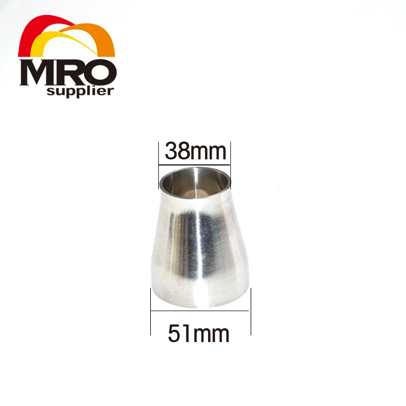 51mm to 38mm 2" to 1-1/2" Sanitary Weld Reducer Pipe Fittings SS304 Stainless Steel Weld Sanitary Fittings WR51-38
51mm to 38mm 2" to 1-1/2" Sanitary Weld Reducer Pipe Fittings SS304 Stainless Steel Weld Sanitary Fittings WR51-38