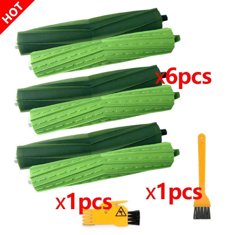 New 3 pair main brush for iRobot Roomba i7 E5 E6 I Series Robot Vacuum Cleaner Debris Extractor
New 3 pair main brush for iRobot Roomba i7 E5 E6 I Series Robot Vacuum Cleaner Debris Extractor