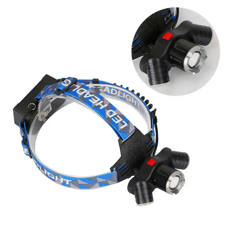 15000LM 3x XM-L T6 светодиодный поворот Перезаряжаемые 18650 налобный фонарь мощный на