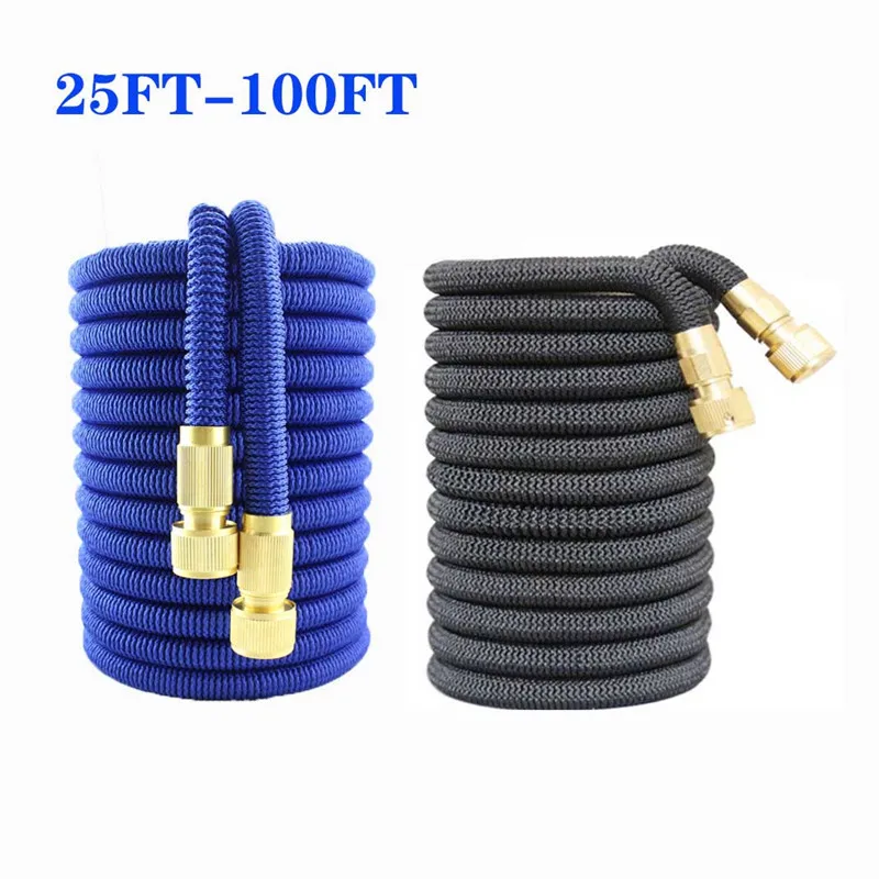 High Quality 25-150ft Magic Expandable Garden Hose Flexible Garden Hose High Pressure Hose Car Wash For Garden Watering Supplies
High Quality 25-150ft Magic Expandable Garden Hose Flexible Garden Hose High Pressure Hose Car Wash For Garden Watering Supplies