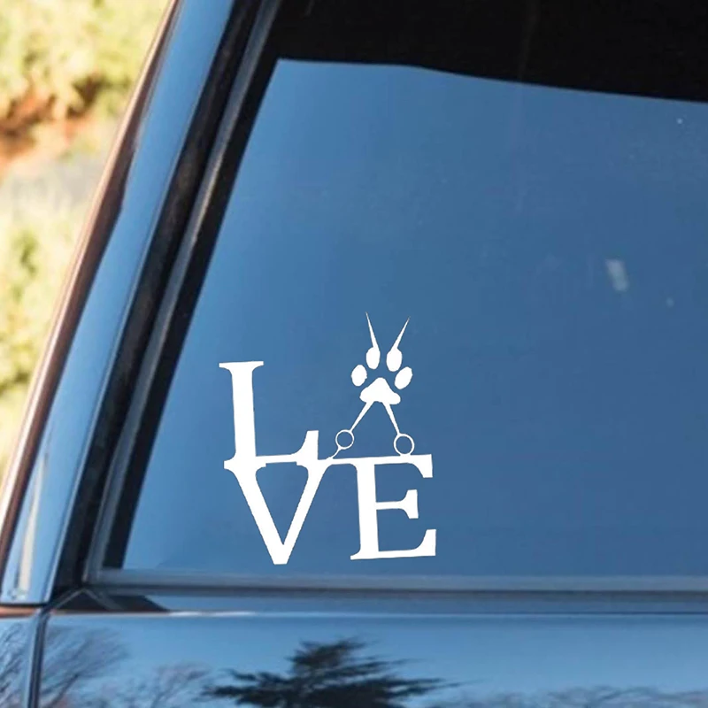 Love To Groom Dog Grooming Scissors Decal Sticker For Car Truck Van Rear Window Car Sticker
Love To Groom Dog Grooming Scissors Decal Sticker For Car Truck Van Rear Window Car Sticker