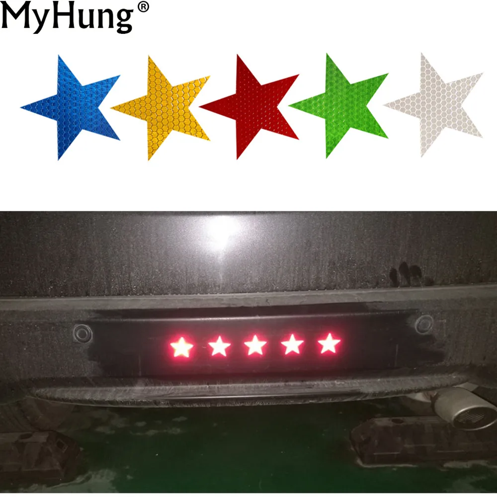 4x4cm Newest Warning Decals Reflective Sticker Stars For Motorcycle Bicycle Toy Any Where For Visible Safety 5pcs Car Styling
4x4cm Newest Warning Decals Reflective Sticker Stars For Motorcycle Bicycle Toy Any Where For Visible Safety 5pcs Car Styling