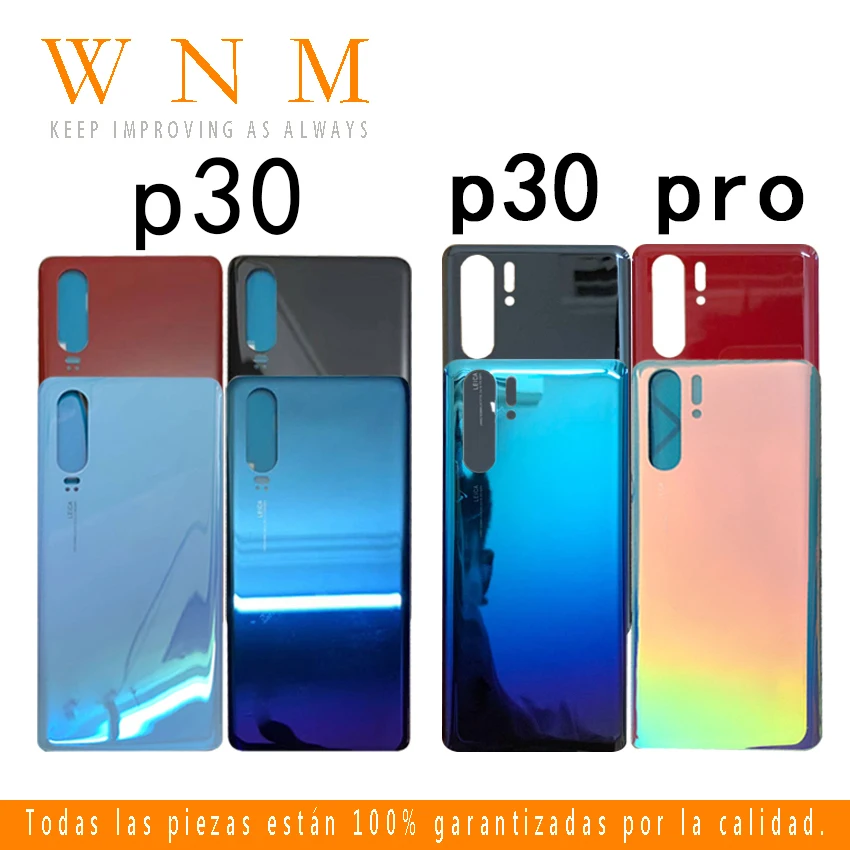 Оригинальный Для huawei P30 Pro задняя крышка аккумулятора сзади Стекло двери Корпус