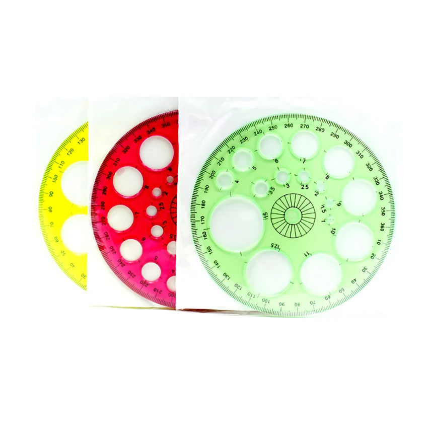 360 Degree Plastic Protractors for Angle Measurement 11.5cm Diameter Circle Drawing Template Circle Maker School Office Supply
360 Degree Plastic Protractors for Angle Measurement 11.5cm Diameter Circle Drawing Template Circle Maker School Office Supply