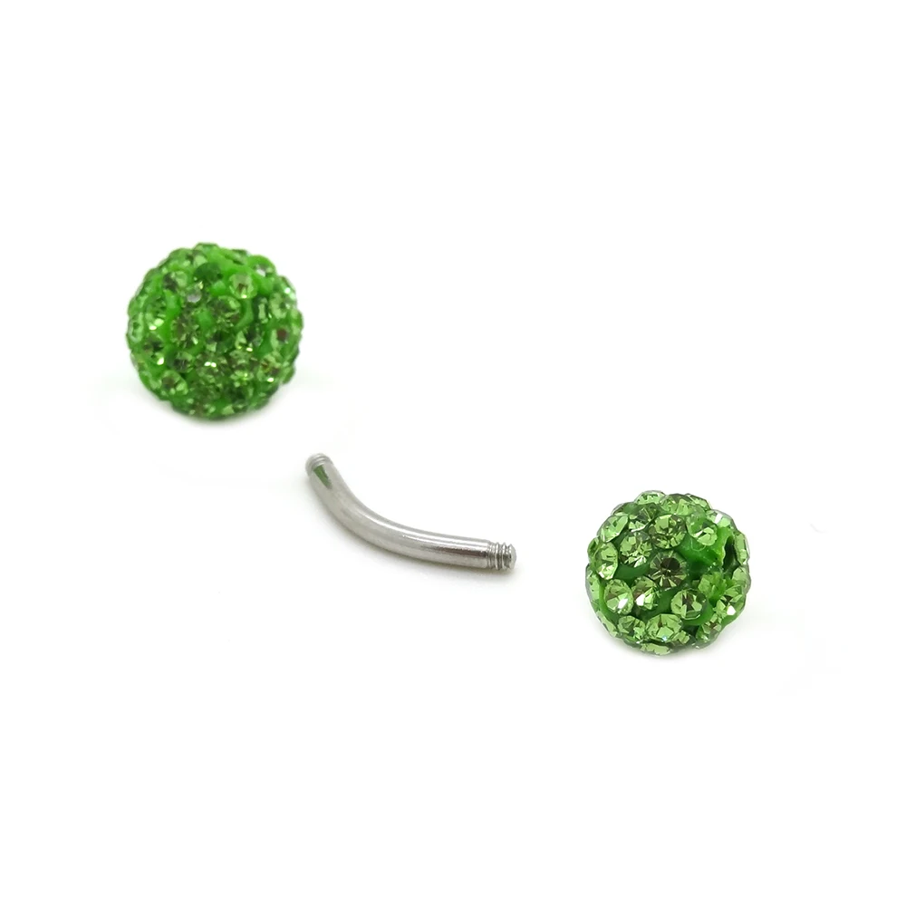 Серьги кольца из титана для пирсинга пупка с кристаллами|belly rings|belly jewelrybelly button rings