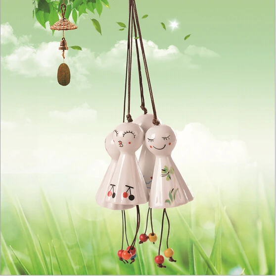 2piece/lot Japan Sunny Doll Ceramics Wind Chimes Home Lucky Pendant Garden Decor Gift Feng Shui Wind Chimes
2piece/lot Japan Sunny Doll Ceramics Wind Chimes Home Lucky Pendant Garden Decor Gift Feng Shui Wind Chimes