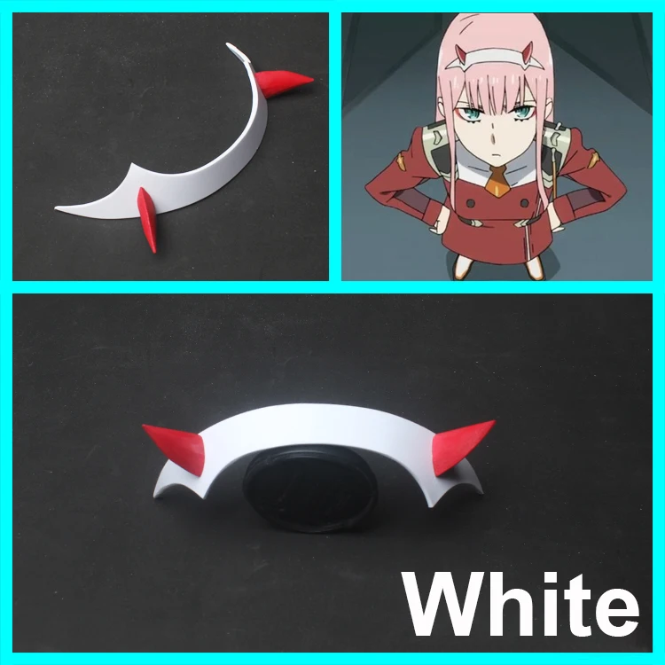 Новинка 2018 аниме DARLING in the FRANXX косплей ноль два головной убор повязка на голову