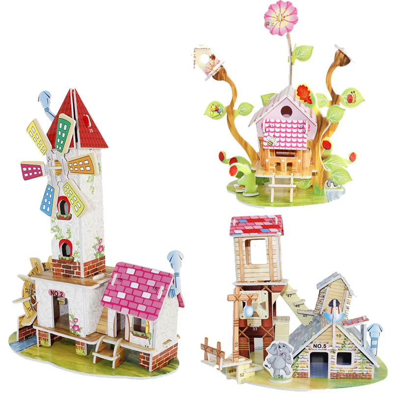 HOT Arrival 3D DIY Puzzle Jigsaw Baby toy Kid Early learning Castle Construction pattern gift Children Houses Puzzle
HOT Arrival 3D DIY Puzzle Jigsaw Baby toy Kid Early learning Castle Construction pattern gift Children Houses Puzzle