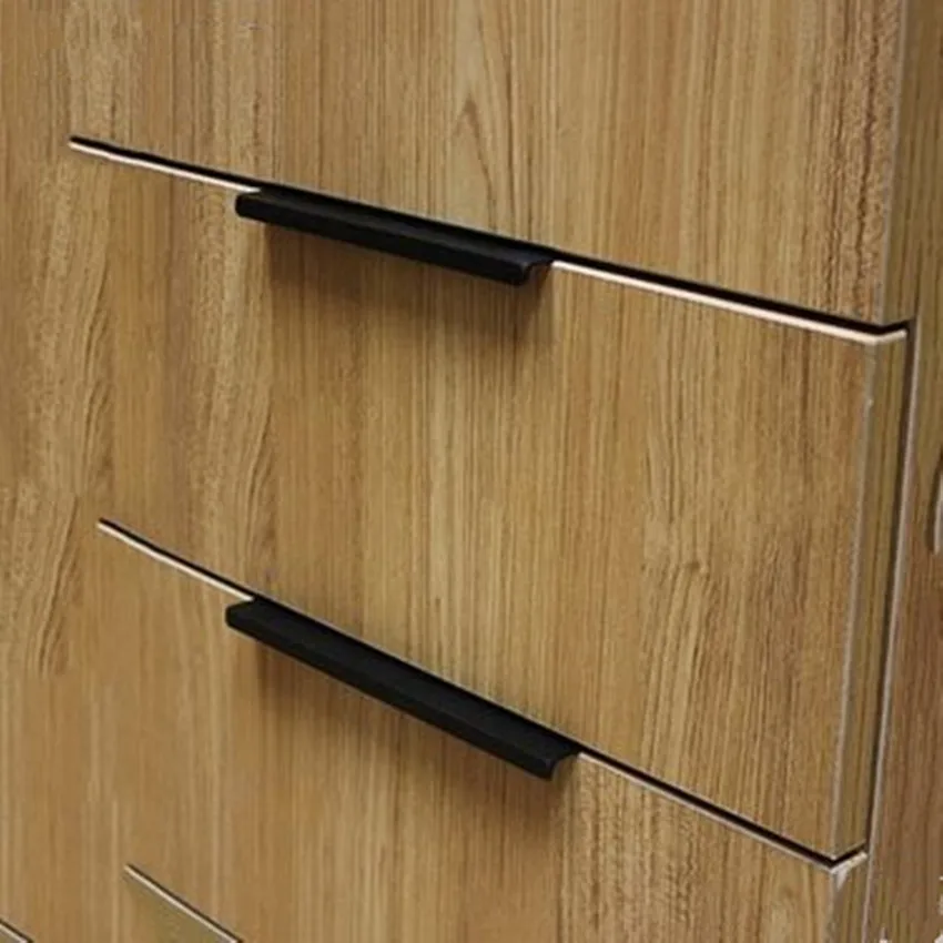 96MM 128MM 160MM Modern simple cabinet door edge sealing handles antique black drawer dresser hide pull knob 5" 6.3" matte silve
96MM 128MM 160MM Modern simple cabinet door edge sealing handles antique black drawer dresser hide pull knob 5" 6.3" matte silve