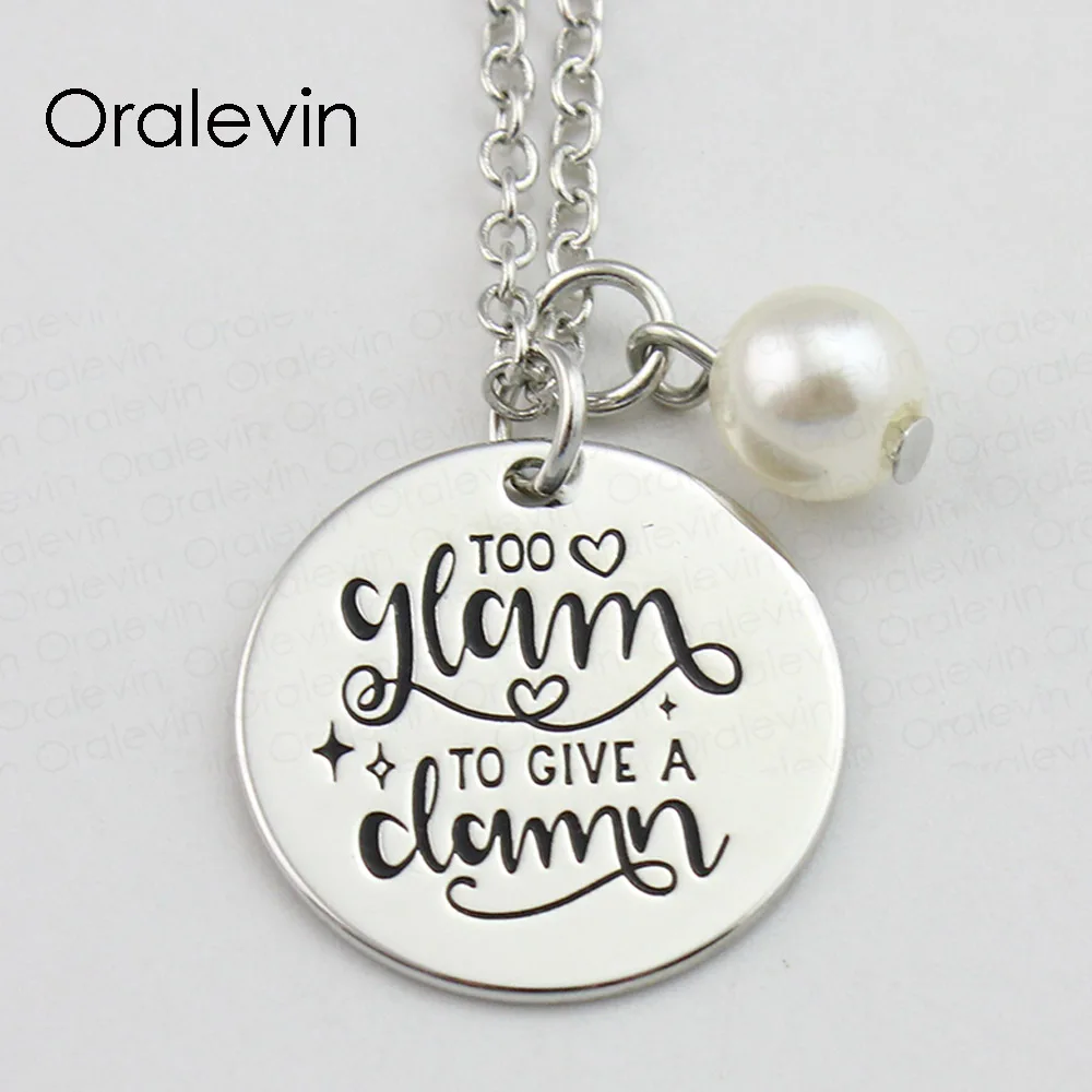 Подвеска с кулоном «TOO GLAM TO GIVE A создать черт вдохновляющие Подвески ручной штамп с гравировкой на заказ Подарочное ожерелье ювелирные издел...
Подвеска с кулоном «TOO GLAM TO GIVE A создать черт вдохновляющие Подвески ручной штамп с гравировкой на заказ Подарочное ожерелье ювелирные издел...