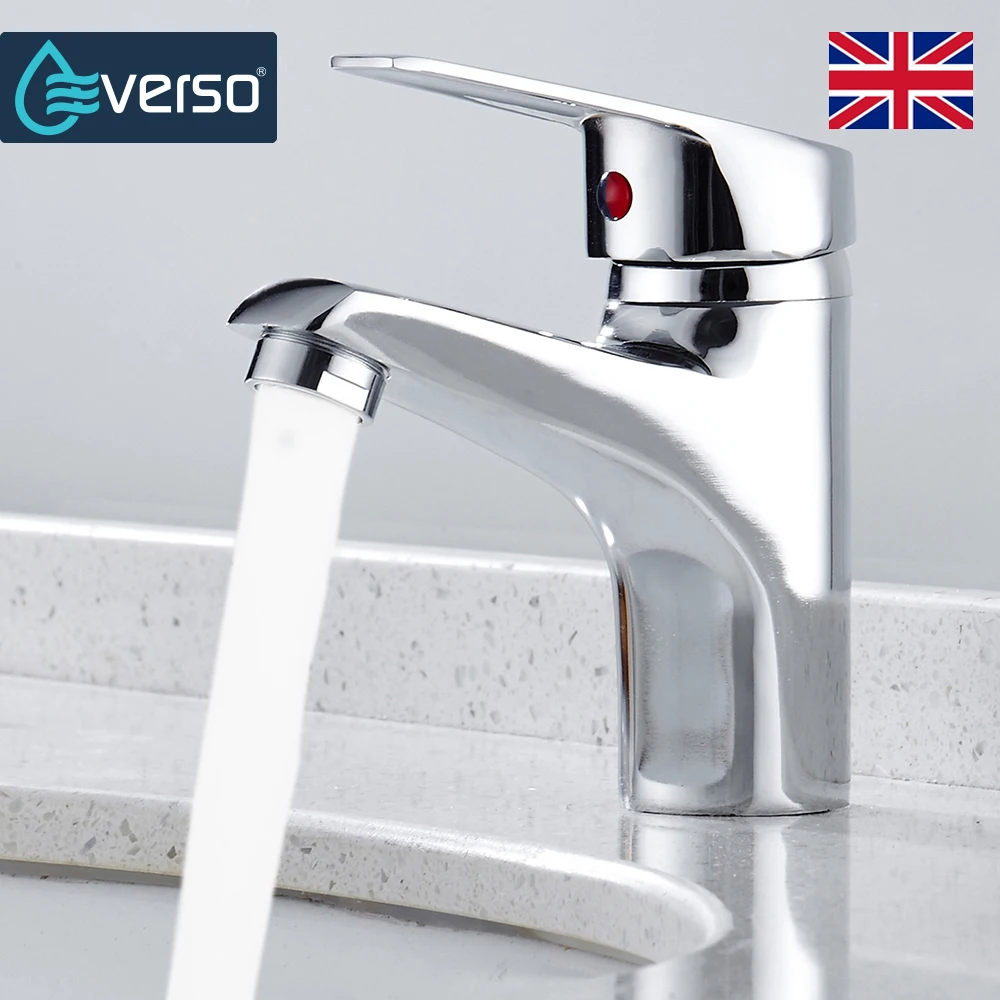 EVERSO Bathroom Basin Sink Faucet Chrome Single Handle Kitchen Faucet Cold and Hot Mixer Water Bathroom Torneira Do Banheiro
EVERSO Bathroom Basin Sink Faucet Chrome Single Handle Kitchen Faucet Cold and Hot Mixer Water Bathroom Torneira Do Banheiro