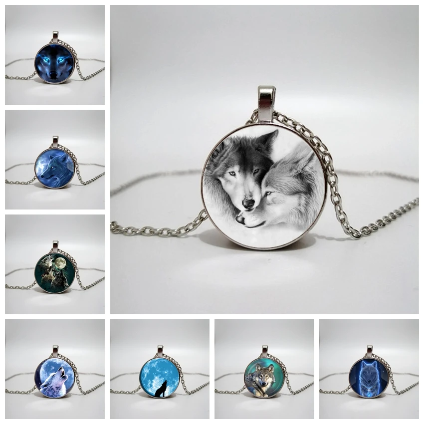 Black Nordic Witchcraft Wolf Necklace Wiccan Wolf Pendant Necklace White Wolf Glass Necklace Handmade Glass Bulge Pendant
Black Nordic Witchcraft Wolf Necklace Wiccan Wolf Pendant Necklace White Wolf Glass Necklace Handmade Glass Bulge Pendant