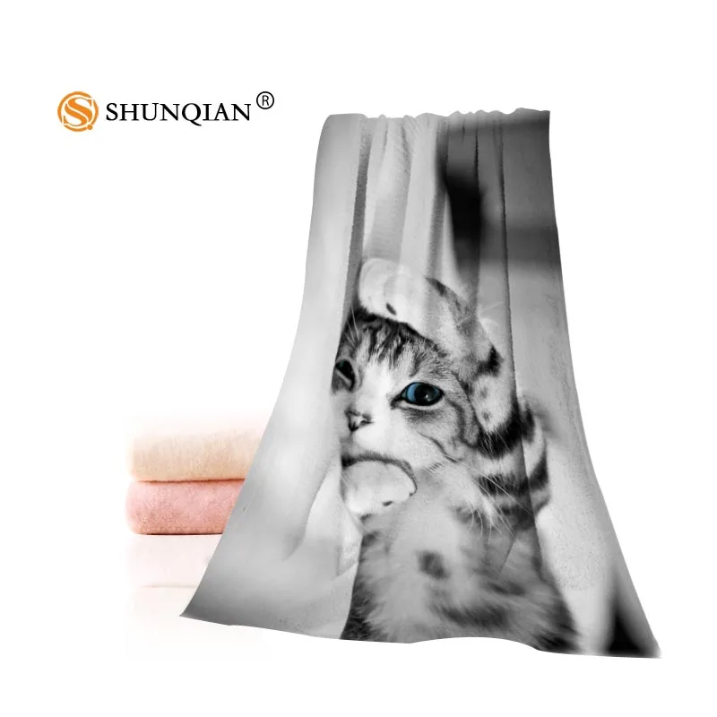Custom Cute Cat Towel Printed Cotton Face/Bath Towels Microfiber Fabric 35X75cm,70X140cm Shower Towels
Custom Cute Cat Towel Printed Cotton Face/Bath Towels Microfiber Fabric 35X75cm,70X140cm Shower Towels