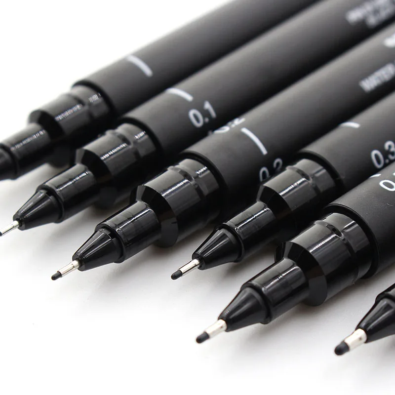 UNI PIN Fine Line Needle Pens Fiber Nib Professional Drawing Pens Waterproof Fine Tip Sketching Engineering Markers PIN-200
UNI PIN Fine Line Needle Pens Fiber Nib Professional Drawing Pens Waterproof Fine Tip Sketching Engineering Markers PIN-200