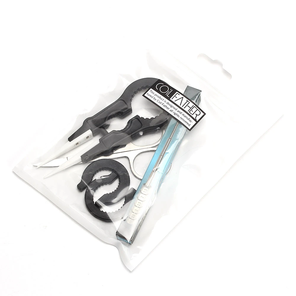 Набор инструментов для вейпа Coil Father, для электронных сигарет, керамический пинцет 
Набор инструментов для вейпа Coil Father, для электронных сигарет, керамический пинцет