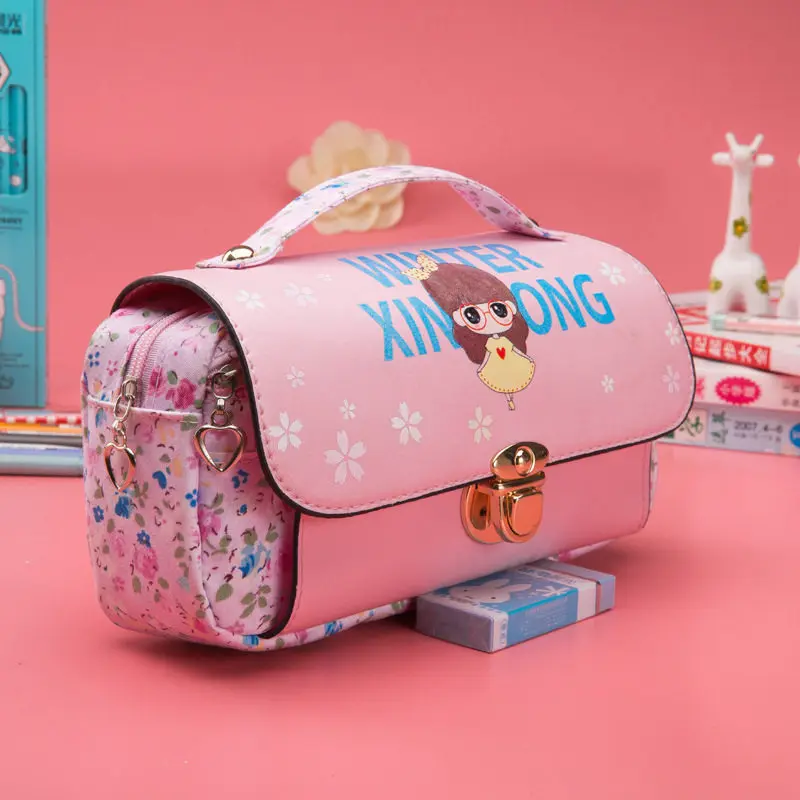 Coloffie Kawaii Lovely School Pencil Case Large Capacity PU Leather Portable Pencil Bag For Girls Christmas Gift Stationery 1PC
Coloffie Kawaii Lovely School Pencil Case Large Capacity PU Leather Portable Pencil Bag For Girls Christmas Gift Stationery 1PC