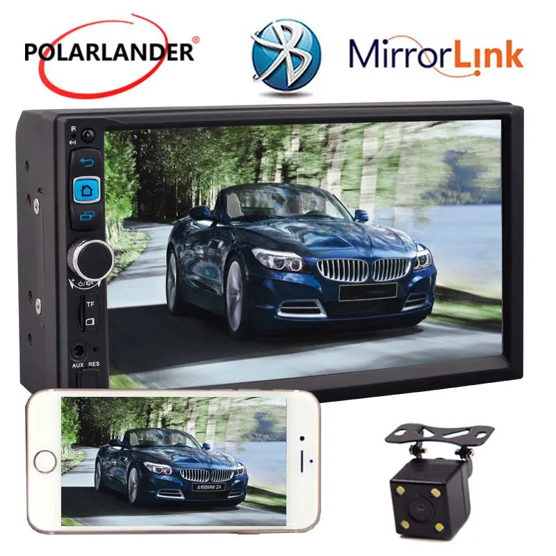 Bluetooth MP5 Player with Camera Navigation Touch Screen GPS 2Din Car Radio Stereo 7"
Bluetooth MP5 Player with Camera Navigation Touch Screen GPS 2Din Car Radio Stereo 7"