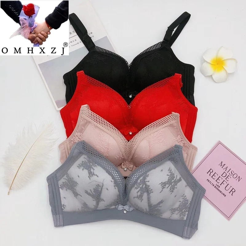 OMHXZJ Wholesale Fashion Sexy Lace Wireless Seamless Adjustable Push up UnderwearTeenage Woman Girl Comfortable Soft Bra NY14
OMHXZJ Wholesale Fashion Sexy Lace Wireless Seamless Adjustable Push up UnderwearTeenage Woman Girl Comfortable Soft Bra NY14