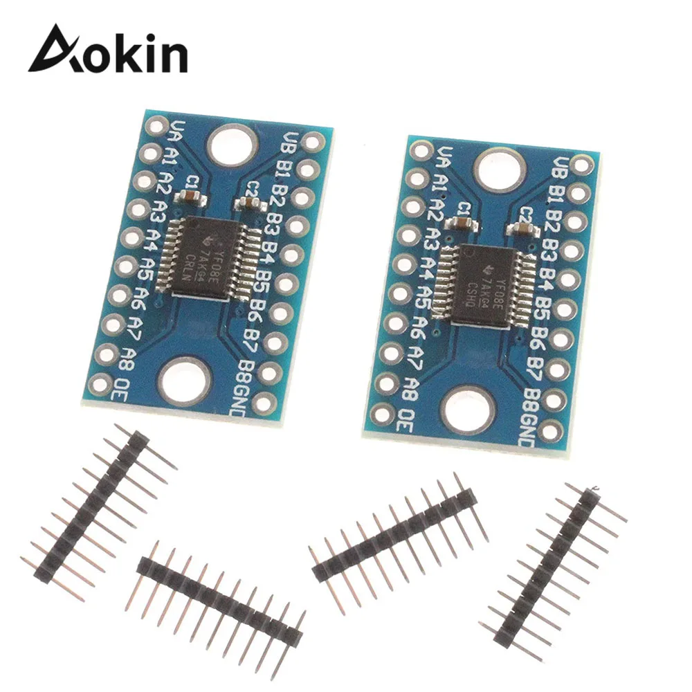 TXS0108E High Speed Full Duplex 8 Channel Logic Level Converter 3.3V 5V Bidirectional High Speed Full Duplex for Arduino
TXS0108E High Speed Full Duplex 8 Channel Logic Level Converter 3.3V 5V Bidirectional High Speed Full Duplex for Arduino