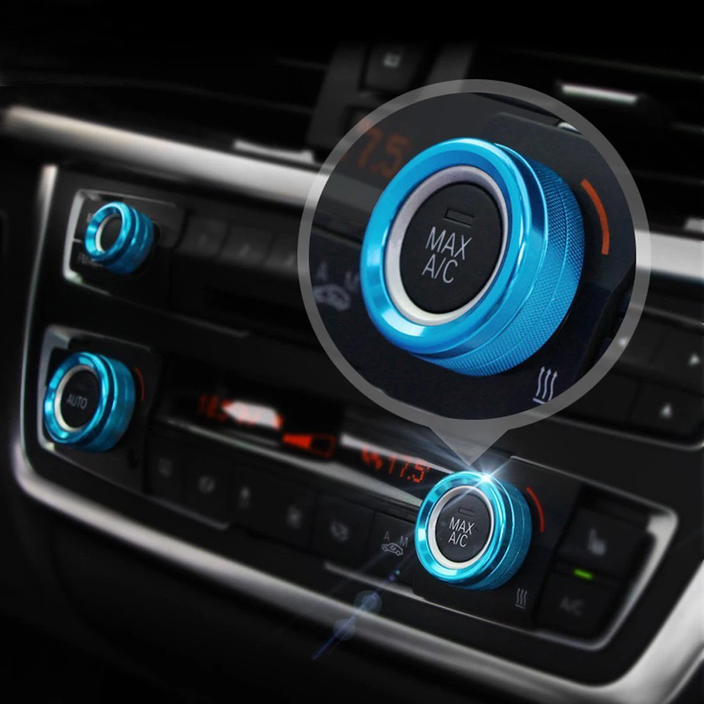 AC климат-контроль и радио регулятор громкости кольцо крышки для BMW X1 X2 2 3 4 серии