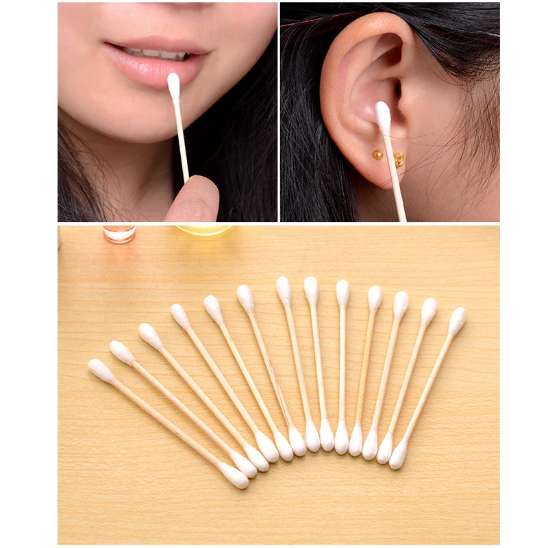 200pcs Wood Cotton Swab Cosmetics Permanent Makeup Health Medical Ear Jewelry Clean Sticks Buds Tip Wood Cotton Head Swab
200pcs Wood Cotton Swab Cosmetics Permanent Makeup Health Medical Ear Jewelry Clean Sticks Buds Tip Wood Cotton Head Swab