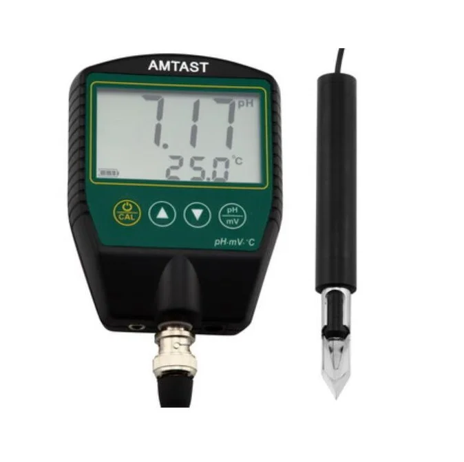 HACCP Compliant pH Meter Tester for Meat Cheese Acidimeter Acidity meter pH Temperature High Accuracy 0.01pH
HACCP Compliant pH Meter Tester for Meat Cheese Acidimeter Acidity meter pH Temperature High Accuracy 0.01pH