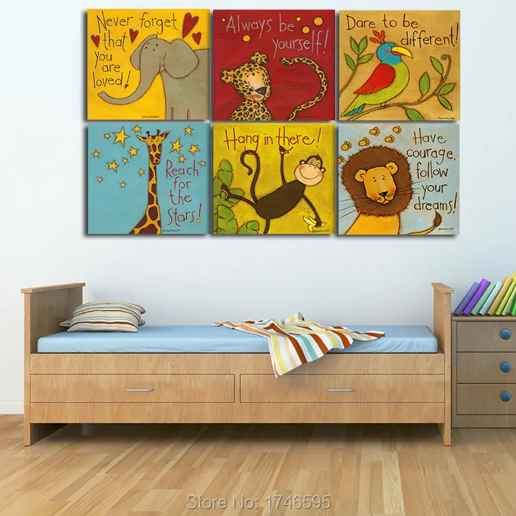 6pcs12x12, 16x16 inches print tropical rain forest animals picture painting on canvas kids wall art decor kindergarten wall art
6pcs12x12, 16x16 inches print tropical rain forest animals picture painting on canvas kids wall art decor kindergarten wall art