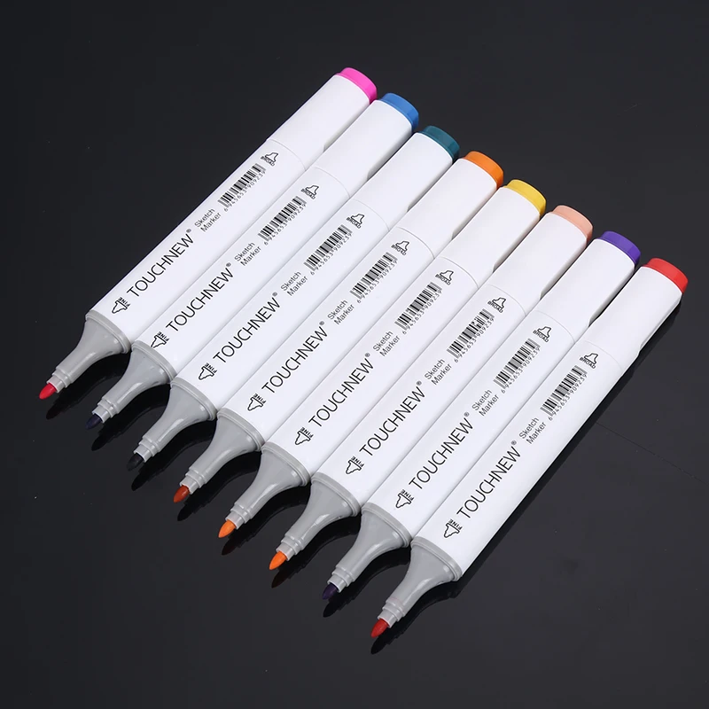 

TOUCHNEW 168 Colors High Quality Art Markers Pen Set Dual Head Sketch Markers Pen For Drawing Manga Markers Comic Art Supplies
