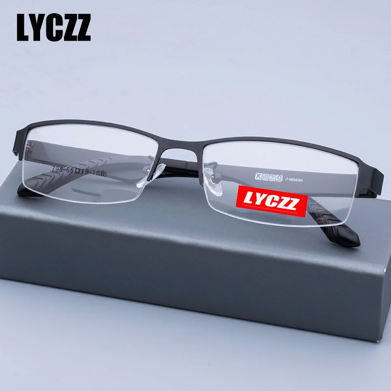 LYCZZ унисекс высокое качество оптический зрелище оправа для очков Мужская