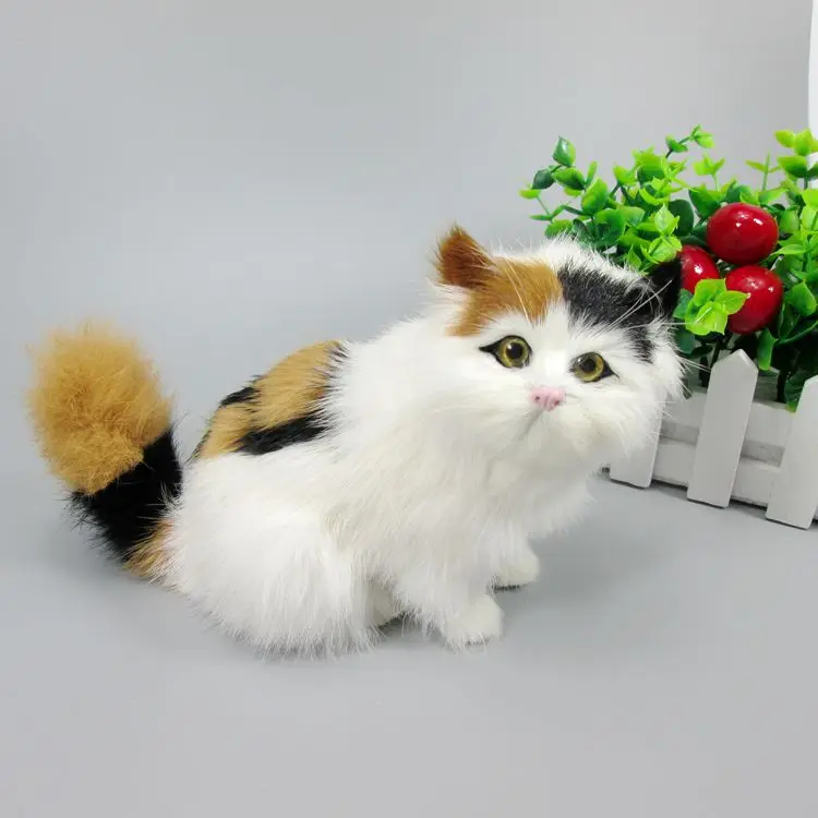 Simulation colourful cat polyethylene&furs cat model funny gift about 16cmx12cmx18cm
Simulation colourful cat polyethylene&furs cat model funny gift about 16cmx12cmx18cm