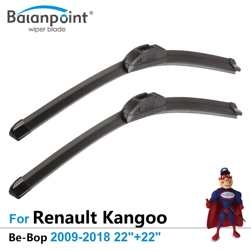 Щетки стеклоочистителя для Renault Kangoo Be Bop 2009 2018 22 + дюйма набор из 2 предметов