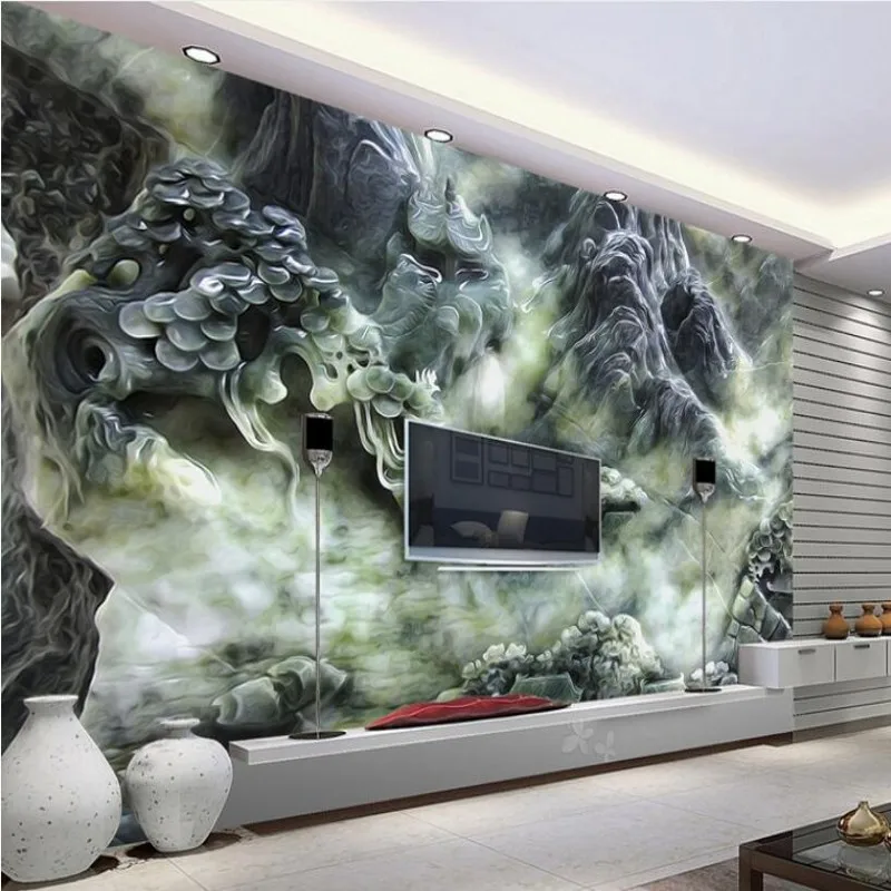 beibehang Large Customized HD Jade Carvings Landscape Landscape Fresco TV Living Room Background Home Decoration
beibehang Large Customized HD Jade Carvings Landscape Landscape Fresco TV Living Room Background Home Decoration