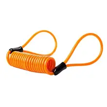 Portable Elastic Security Anti-Theft Spring Rope Motorcycle Wheel Disc Brake Lock Cable Wire