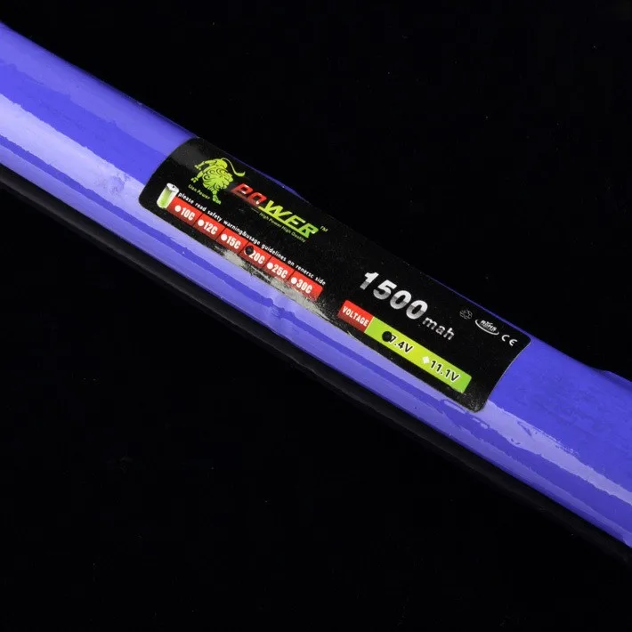 RC Lipo battery 7.4V 1500MAH 20C AKKU Mini Airsoft Gun Battery RC model 40C