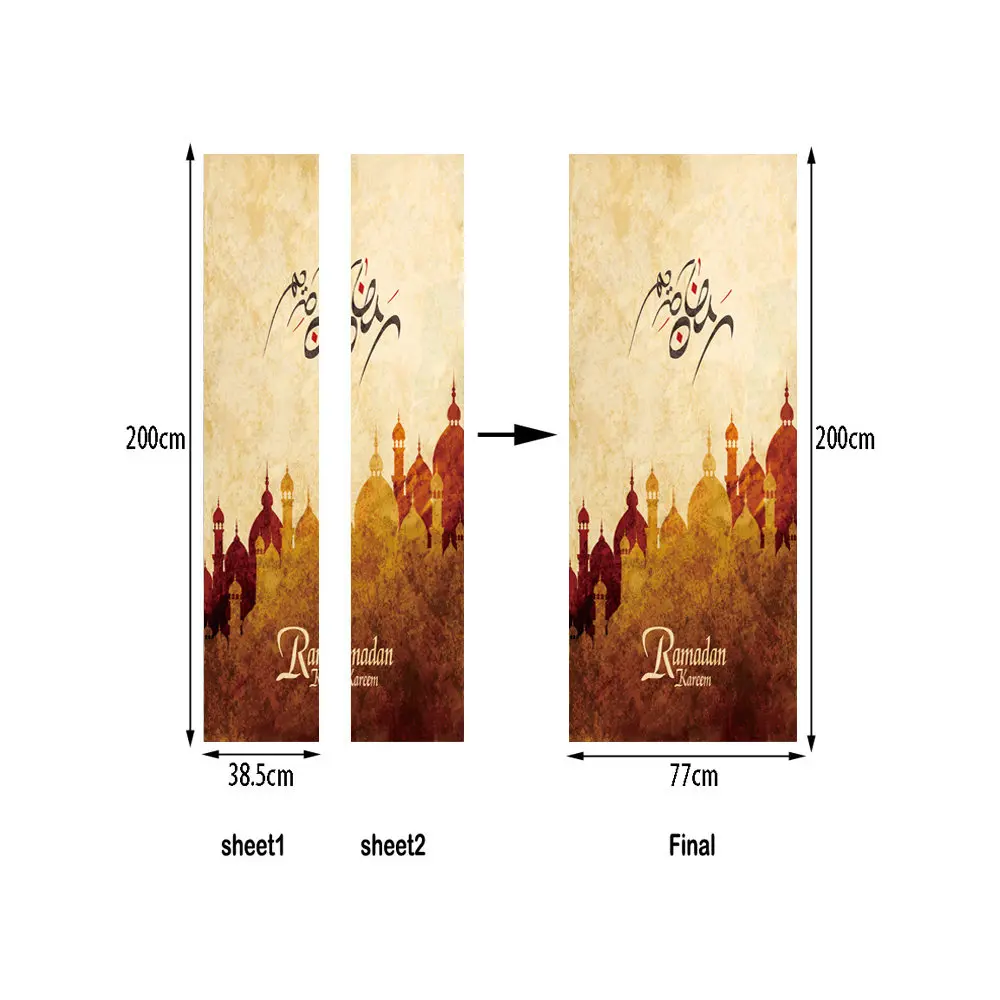 3D Ramadan Karim Door Stickers Waterproof Wallpaper DIY Removable Mural Self-adhesive Poster For Living Room Festival DIY Gifts
3D Ramadan Karim Door Stickers Waterproof Wallpaper DIY Removable Mural Self-adhesive Poster For Living Room Festival DIY Gifts