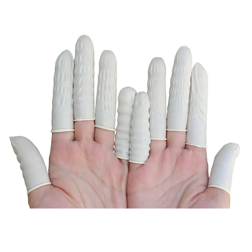 100 шт. антистатические латексные напальчники для защиты пальцев|latex finger|finger latexlatex