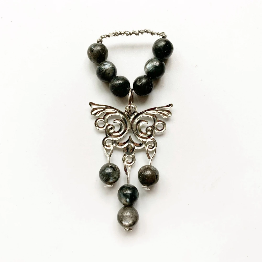 Bhuann Natural Labradorite Stone Beads Pendant Copper Wire Wrapped Pendant Geometry Necklace Charm Pendant Alloy Butterfly 1pc
Bhuann Natural Labradorite Stone Beads Pendant Copper Wire Wrapped Pendant Geometry Necklace Charm Pendant Alloy Butterfly 1pc