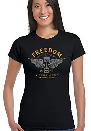 2019 Freedom hot sale Vintage Series Womens Biker T-Shirt Motorbike For Lady Kawaii Brand Cute Top Tee shirt
2019 Freedom hot sale Vintage Series Womens Biker T-Shirt Motorbike For Lady Kawaii Brand Cute Top Tee shirt