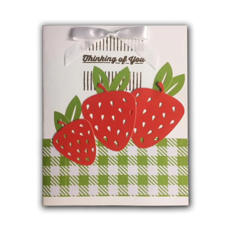 New strawberry Carbon steel Cutting Dies Stencil Craft for DIY Creative Scrapbook Cut Stamps Dies Embossing Paper Handcraft
New strawberry Carbon steel Cutting Dies Stencil Craft for DIY Creative Scrapbook Cut Stamps Dies Embossing Paper Handcraft
