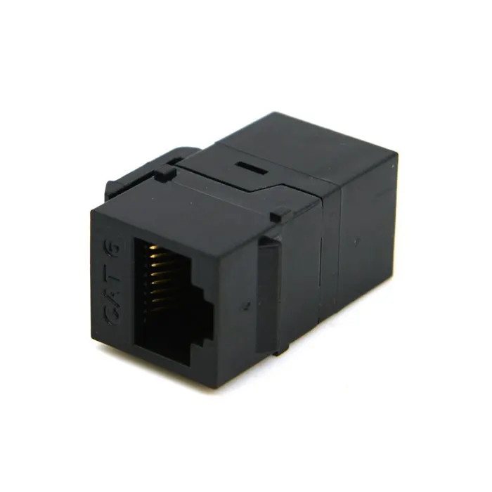 Zihan Black Color UTP CAT6 Keystone Coupler RJ45 Female to Female UTP CAT6 Keystone inline Coupler
Zihan Black Color UTP CAT6 Keystone Coupler RJ45 Female to Female UTP CAT6 Keystone inline Coupler