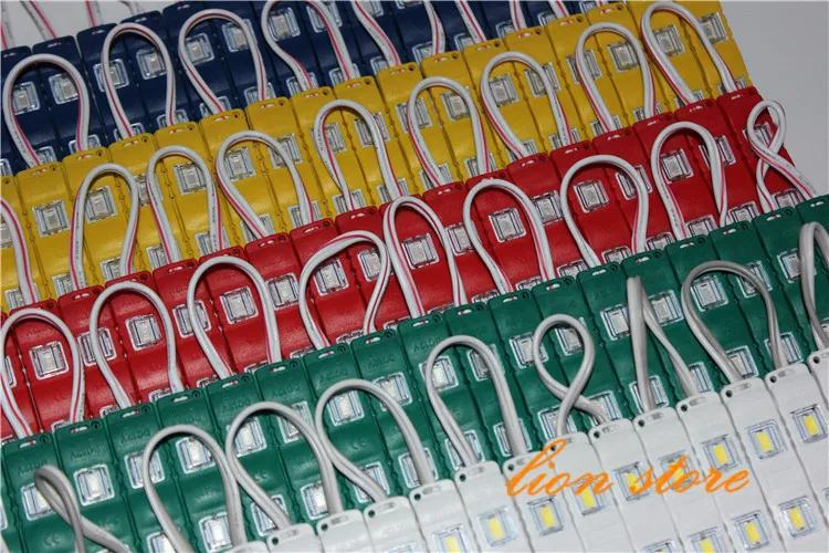 20pcs INJECTION MOLDING led module 5630 3LEDs/ piece Waterproof IP67 DC12V white/red/blue/gren free shipping
20pcs INJECTION MOLDING led module 5630 3LEDs/ piece Waterproof IP67 DC12V white/red/blue/gren free shipping