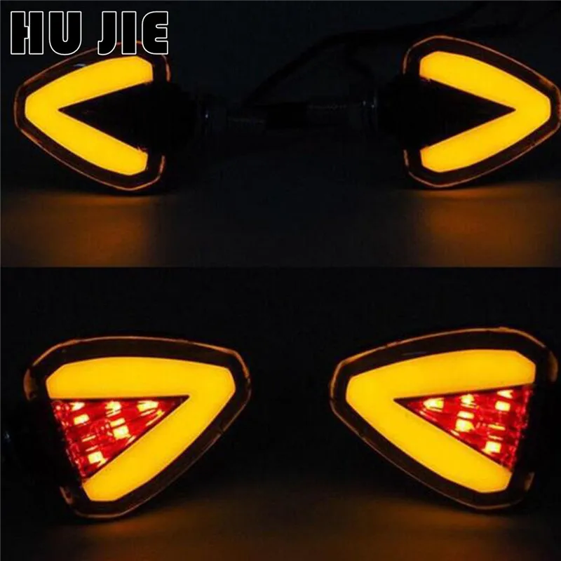 2x LED Motorcycle Mini Amber Turn Signal Indicator Light + Red Brake Stop Lamp For Honda Suzuki Kawasaki BMW Yamaha
2x LED Motorcycle Mini Amber Turn Signal Indicator Light + Red Brake Stop Lamp For Honda Suzuki Kawasaki BMW Yamaha